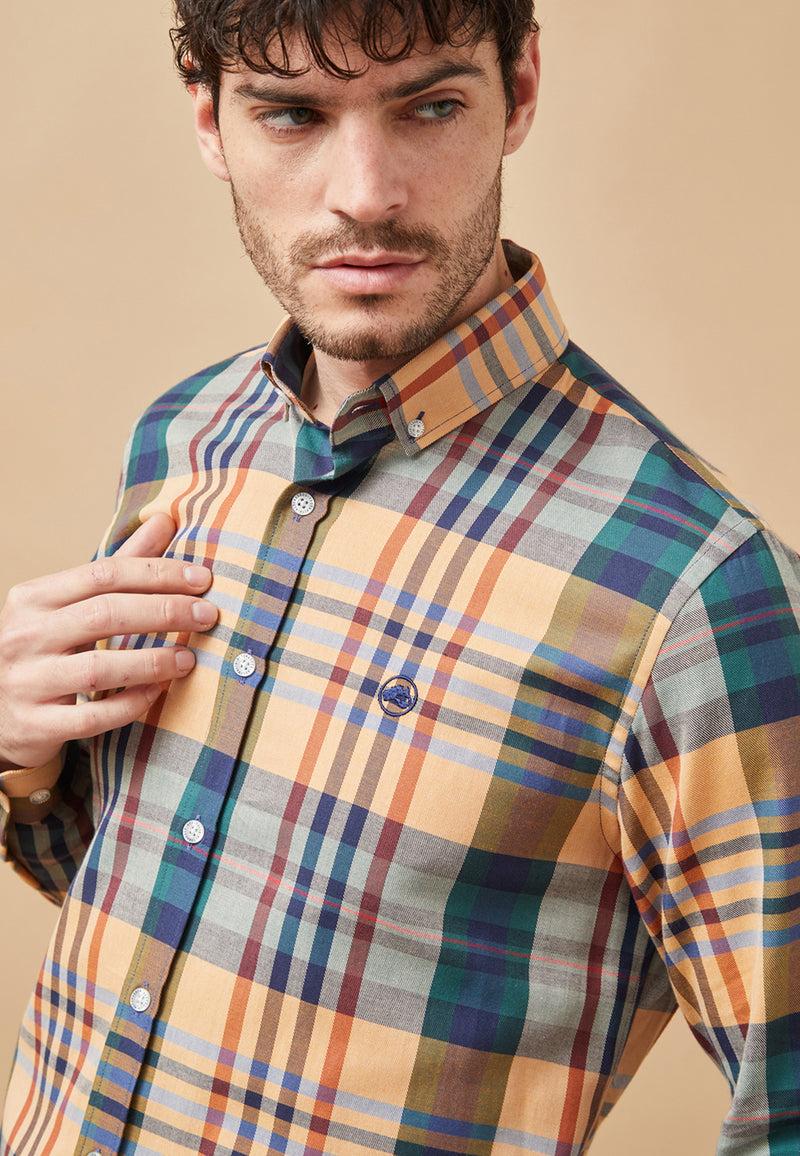 Altonadock Camisa Cuadros Mostaza Solo hoy