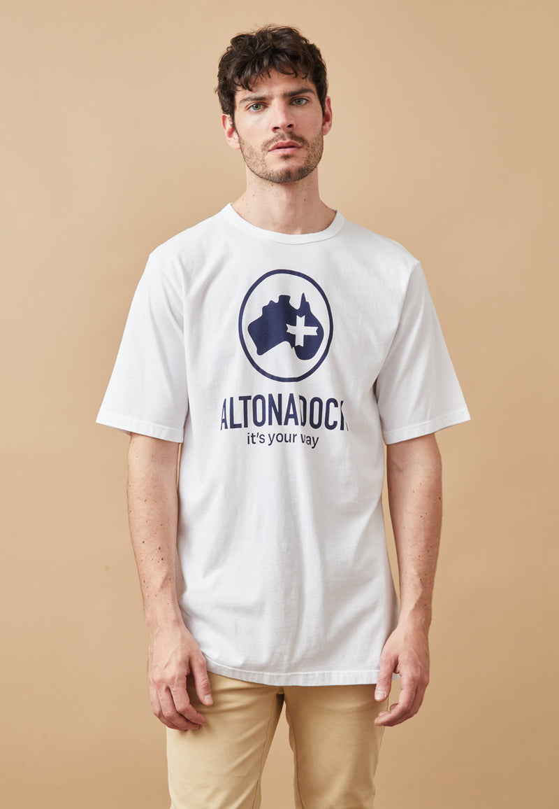 Altonadock Camiseta Brand White Devoluciones gratuitas
