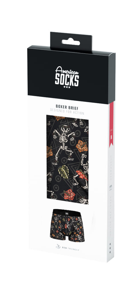 American socks Dancing Skeletons - Boxer Brief Solo queda un día