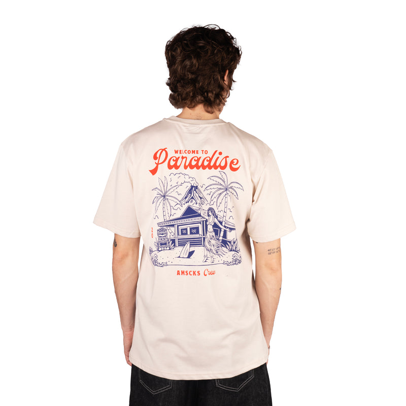 American socks Welcome to Paradise - T-Shirt En oferta