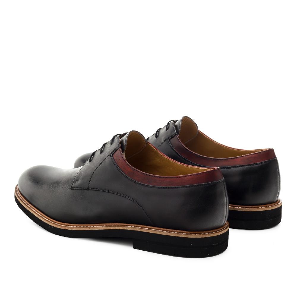 Andres machado Zapatos estilo Blucher Negro Precios de Black Friday