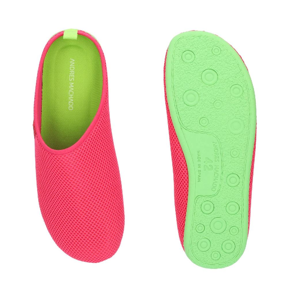 Andres machado Zapatillas Unisex de estar por casa de Verano en Rejilla Fucsia En línea