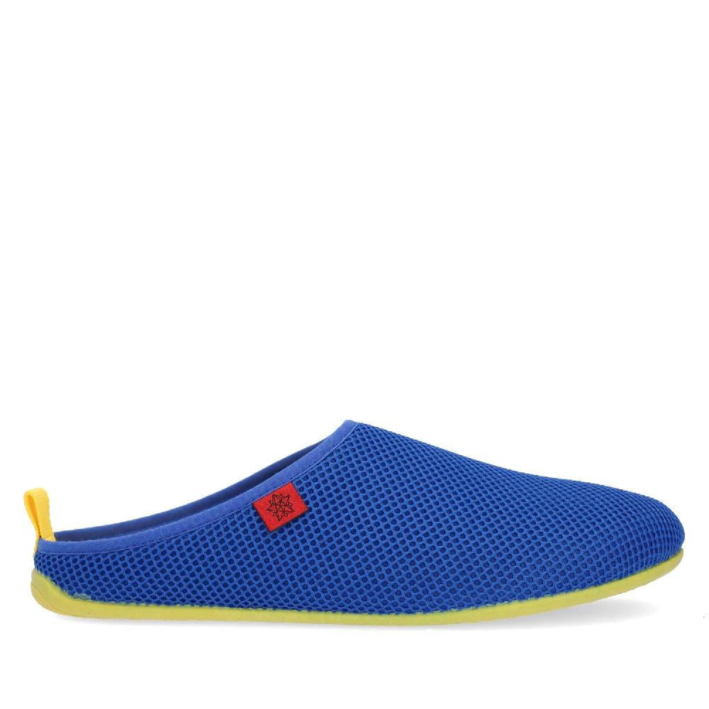 Andres machado Zapatillas Unisex de estar por casa de Verano en Rejilla Azul Klein Outlet