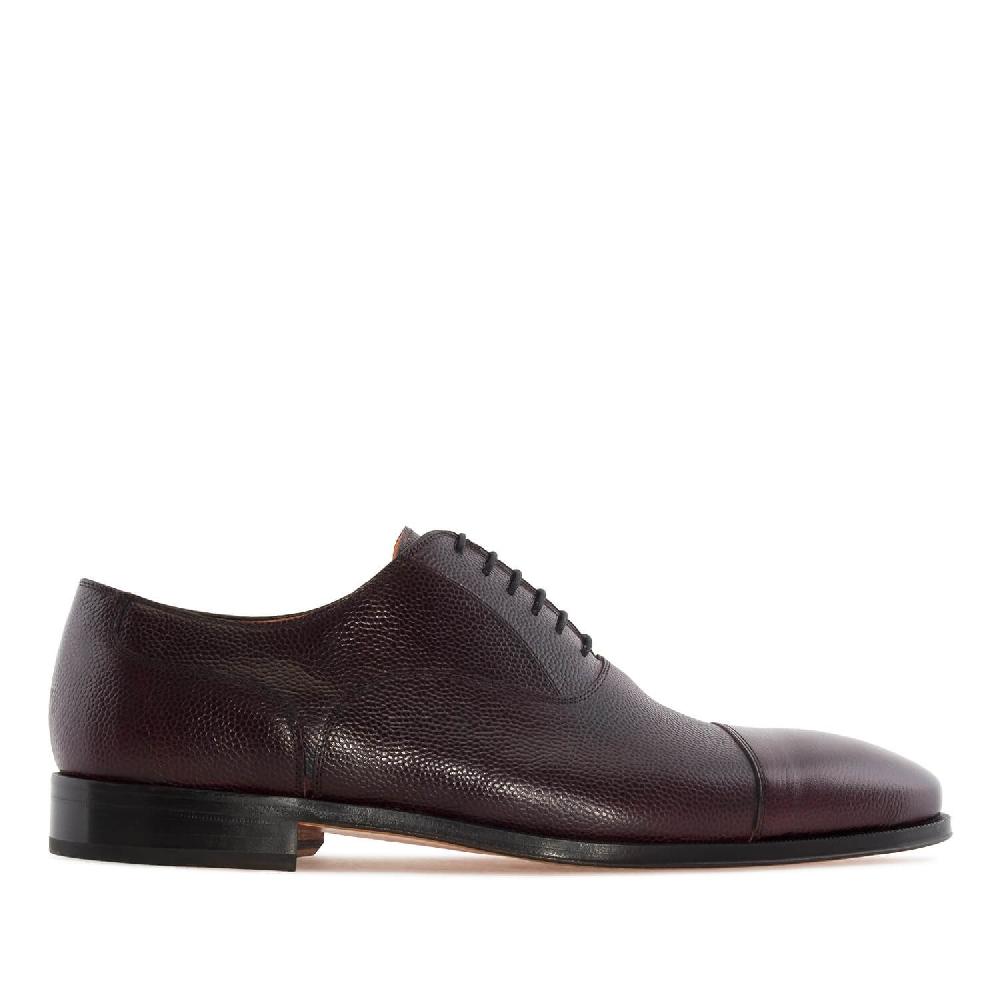 Andres machado Zapatos estilo Oxford en Piel Marrón Burdeos COMPRAR AHORA