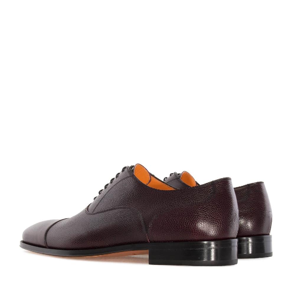Andres machado Zapatos estilo Oxford en Piel Marrón Burdeos COMPRAR AHORA