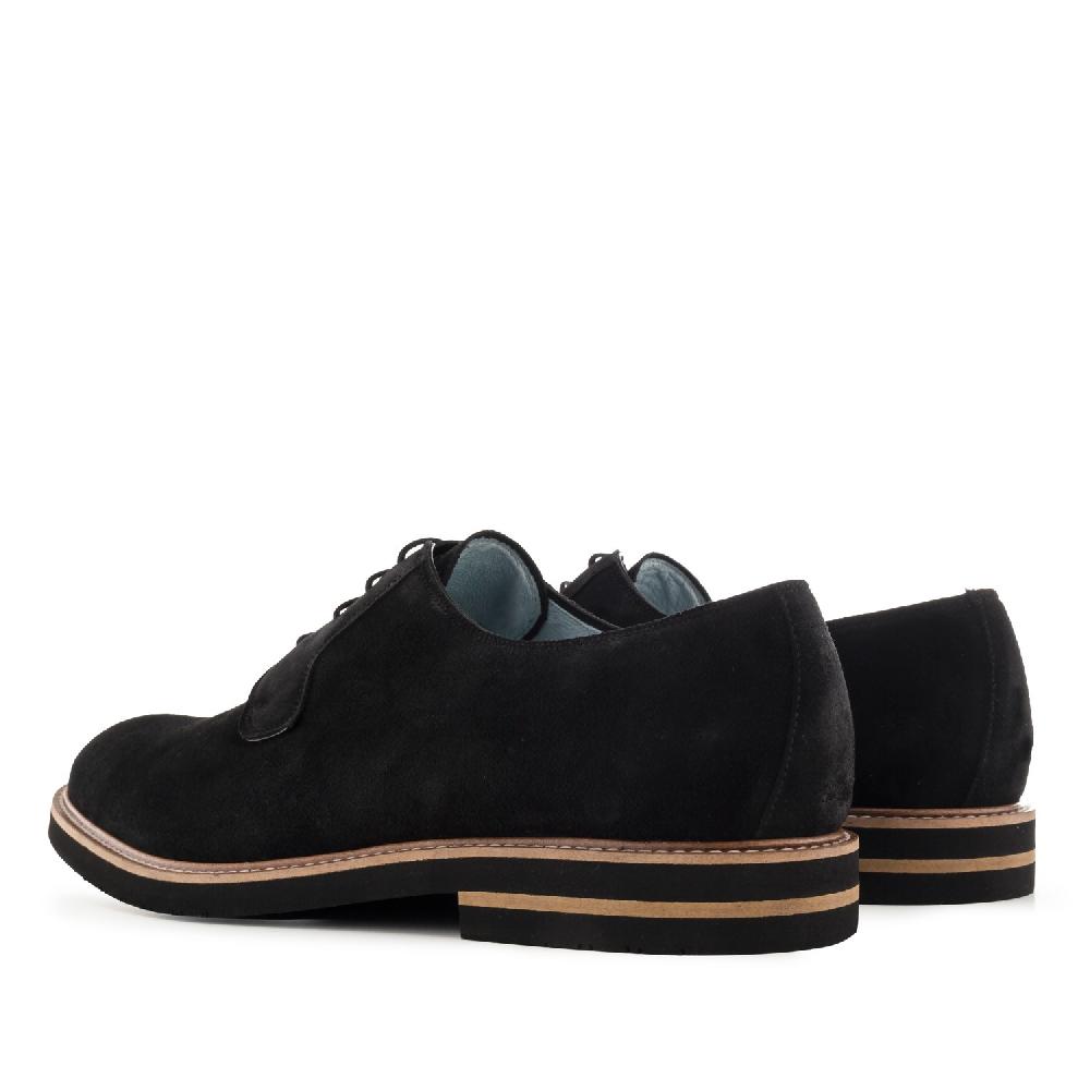 Andres machado Zapatos Blucher Serraje Negro Envío internacional gratuito