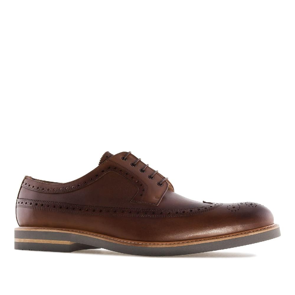 Andres machado Zapato estilo Oxford en Cuero Marron Limitado a 3 días