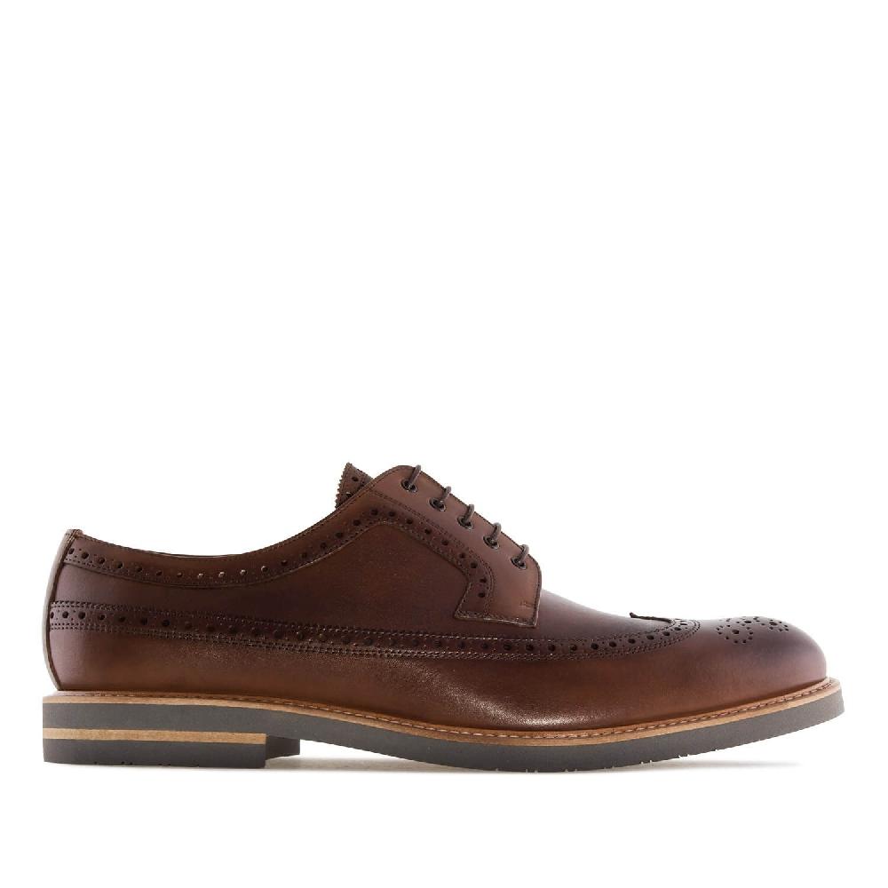 Andres machado Zapato estilo Oxford en Cuero Marron Limitado a 3 días