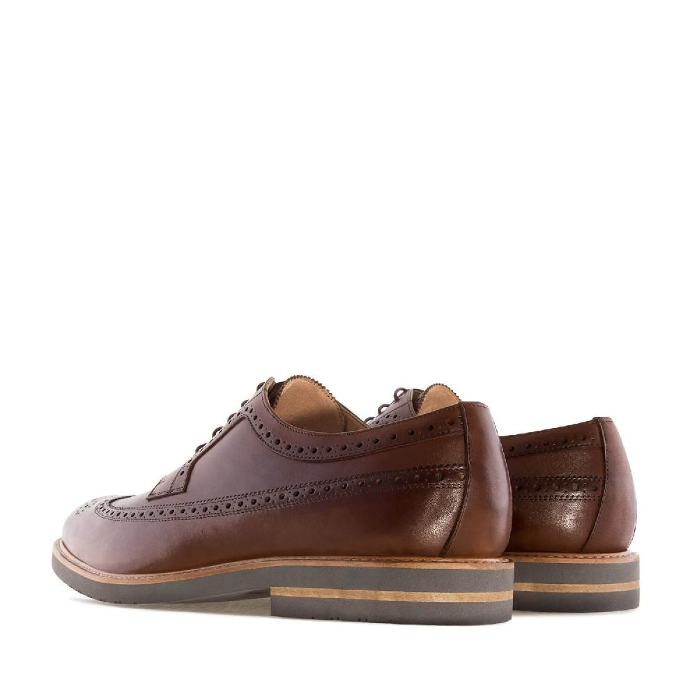Andres machado Zapato estilo Oxford en Cuero Marron Limitado a 3 días