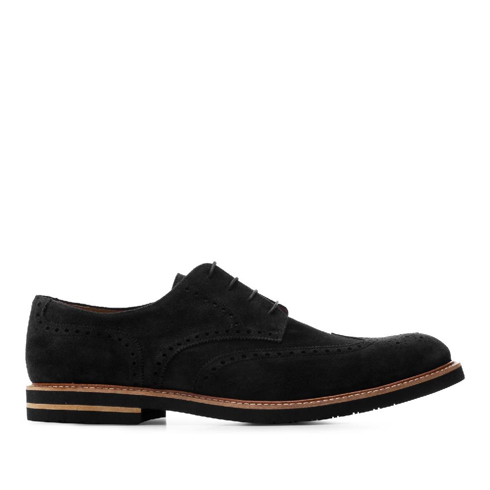 Andres machado Zapatos estilo Blucher Serraje Negro Descuento por venta flash