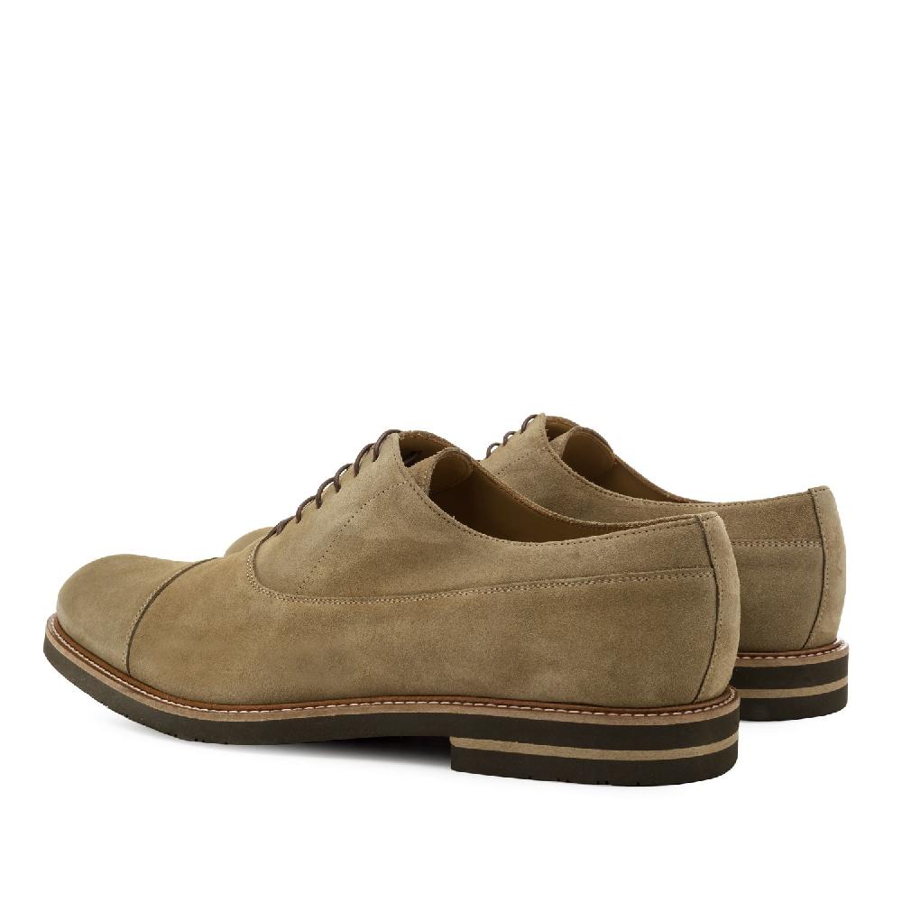 Andres machado Zapatos Blucher Serraje Beige Ofertas especiales