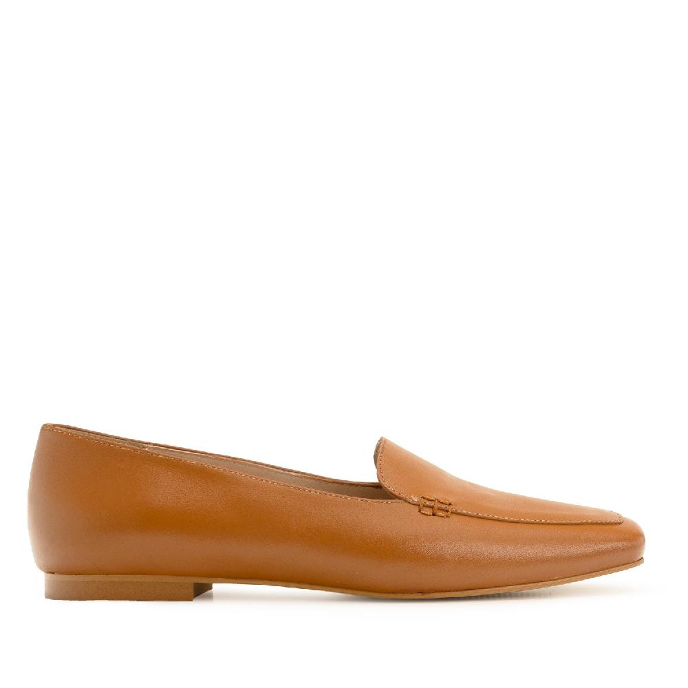 Andres machado Mocasín en piel de color marrón Envío gratis