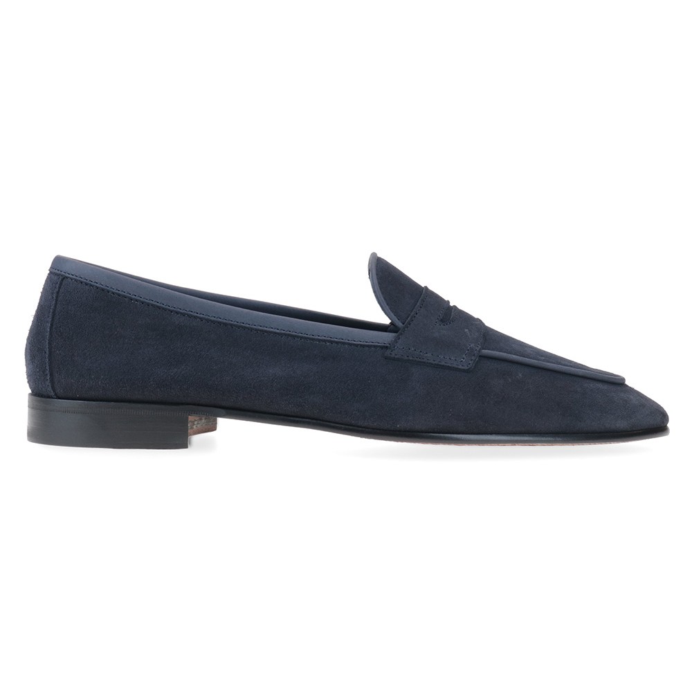 Berwick 1707 5541-T01 JANUS CALF NAVY - sin forro Liquidación