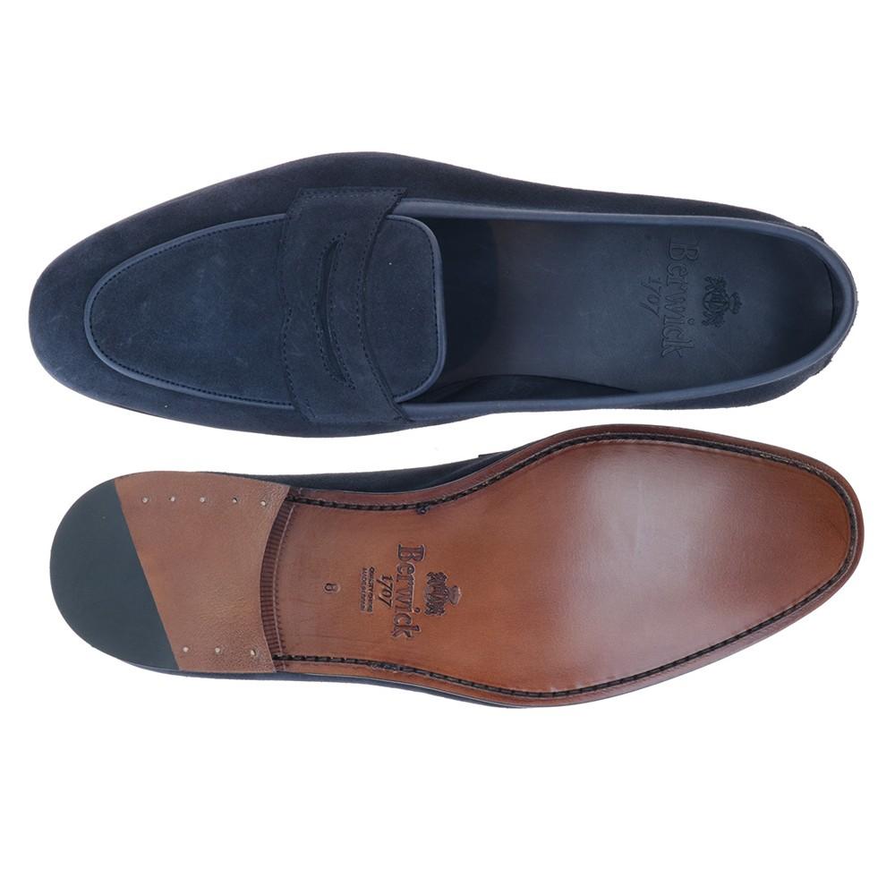 Berwick 1707 5541-T01 JANUS CALF NAVY - sin forro Liquidación