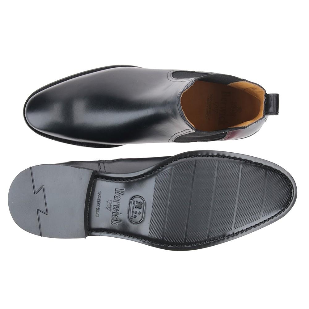 Berwick 1707 376-K1 BOX CALF NEGRO Libre de impuestos