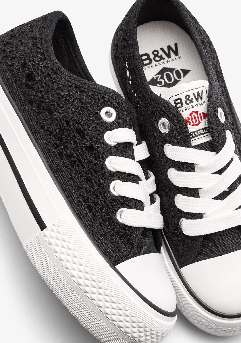 Break & walk Zapatillas Bajas de Crochet Negro 2025