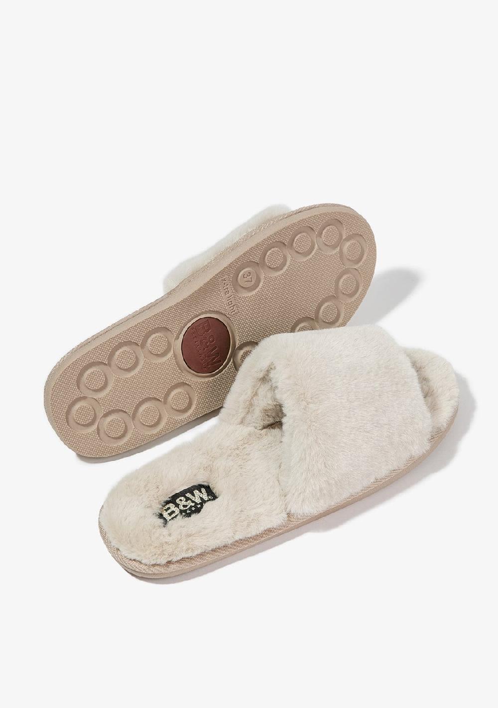 Break & walk Zapatillas de Casa Pala Pelo Beige COMPRAR AHORA