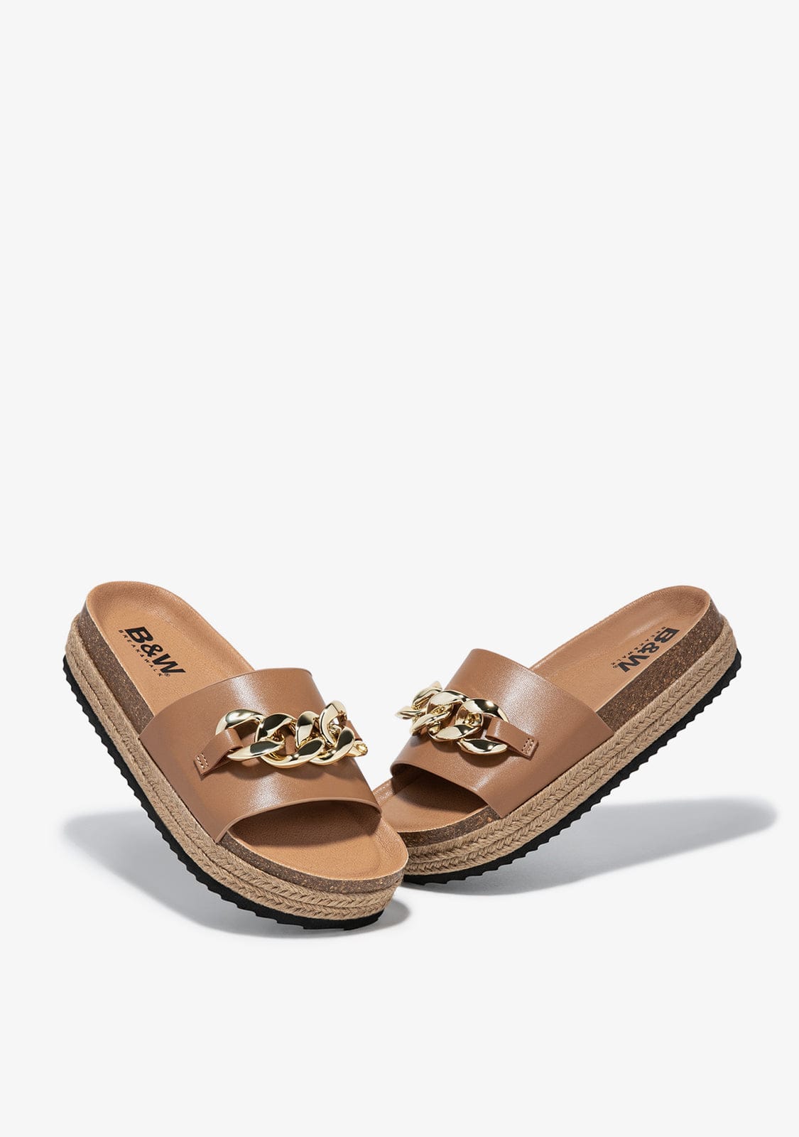 Break & walk Sandalias Abiertas Plataforma Taupe Ahorra y exporta