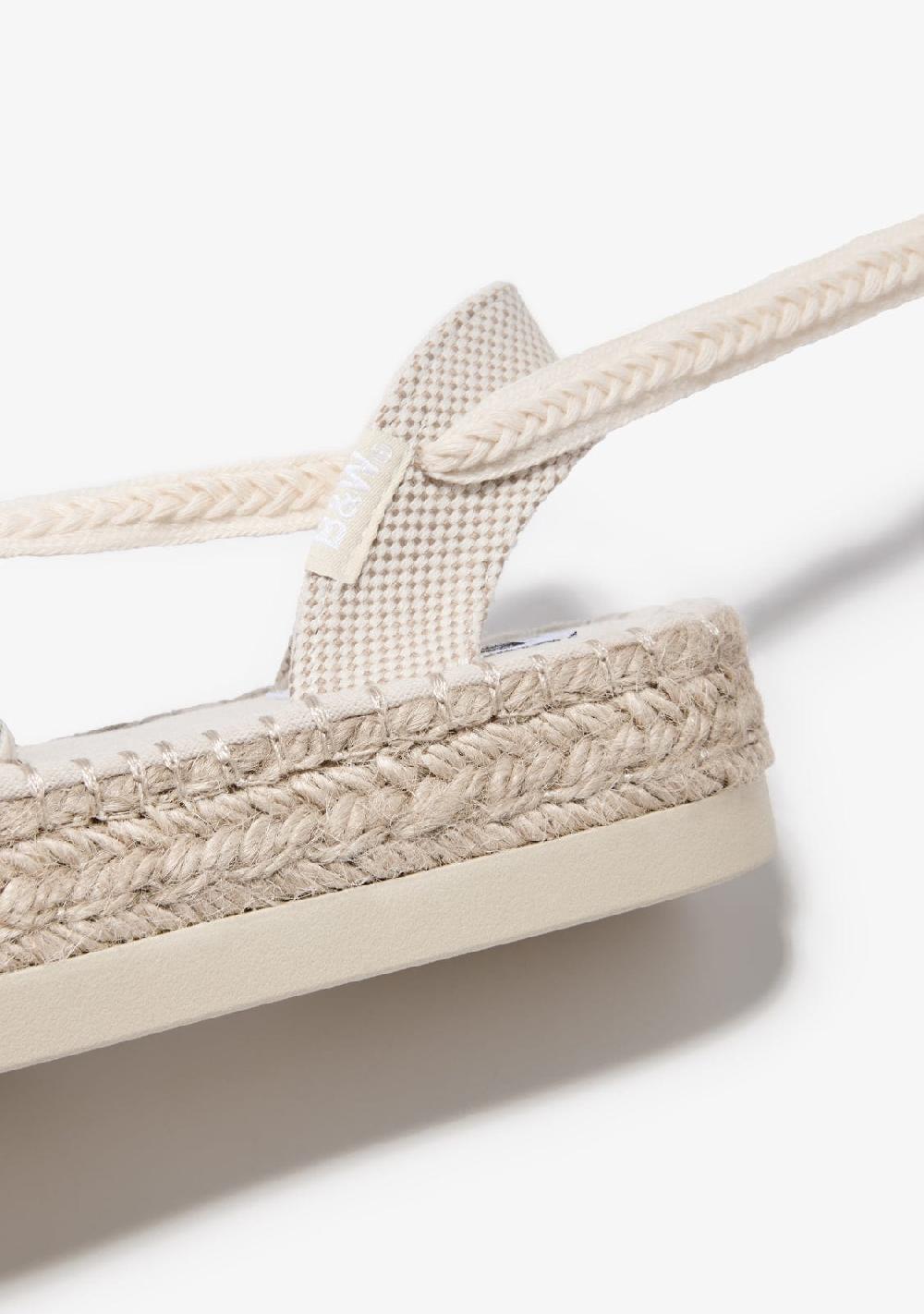 Break & walk Alpargatas Crochet Blanco Descuento por venta flash