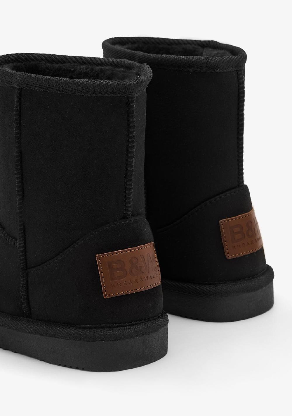 Break & walk Botas Australianas Logo Water Repellent Negro Devoluciones gratuitas