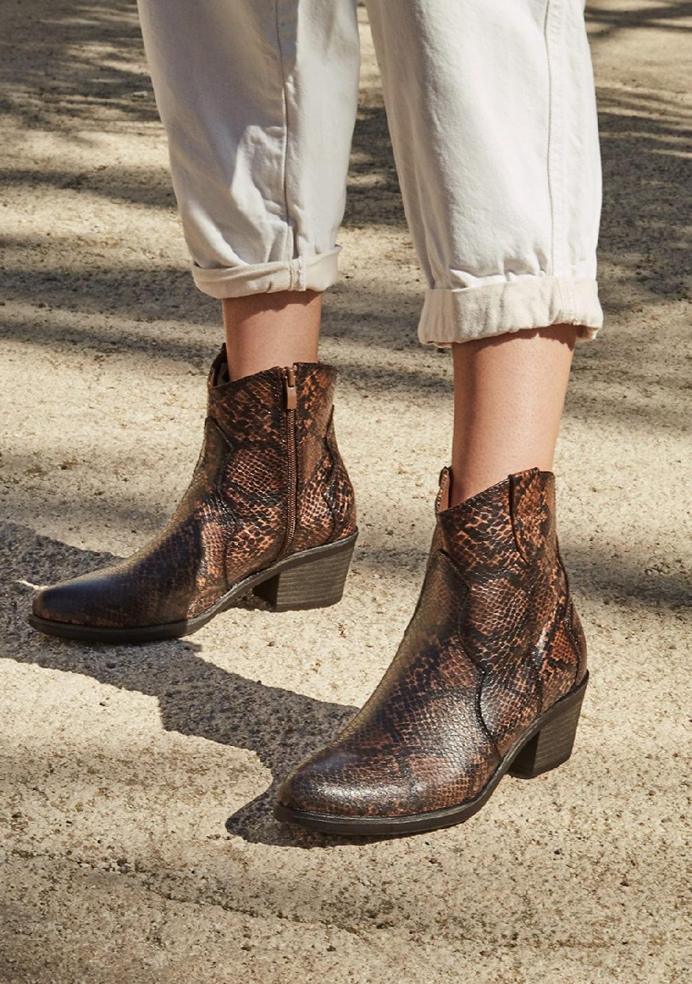 Break & walk Botín Cowboy West Serpiente Oferta especial