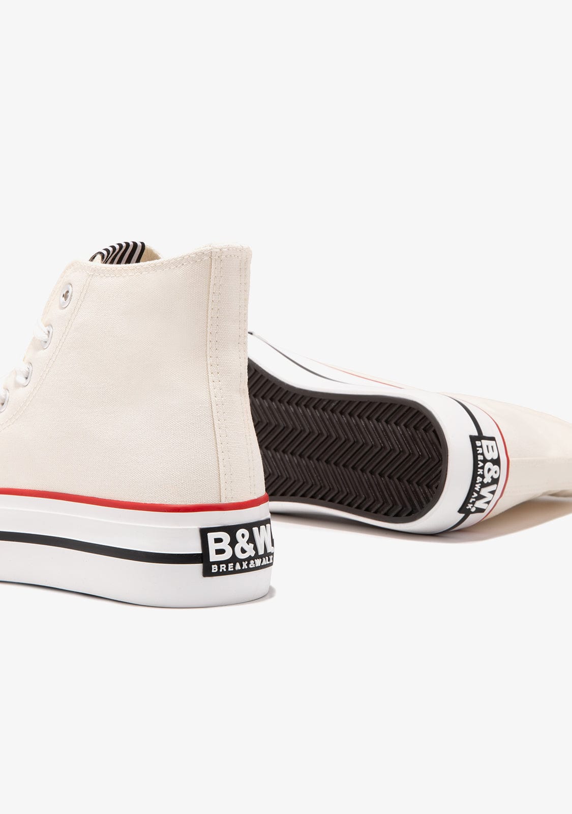 Break & walk Zapatillas Altas Basic Blanco B&W Solo hoy