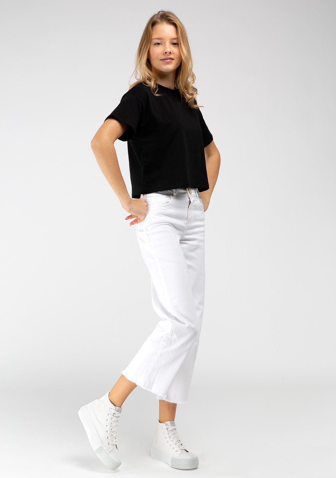 Break & walk Zapatillas Basic Hi-Top blancas de lona Devoluciones gratuitas