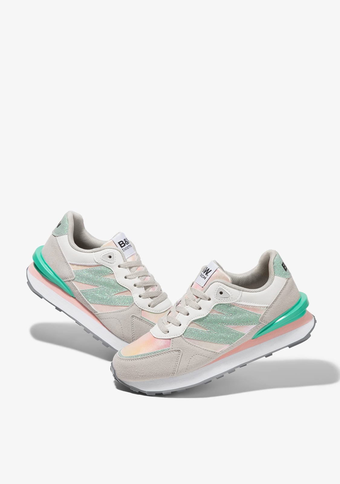 Break & walk Zapatillas Colorful Gris/Verde Rebajas online