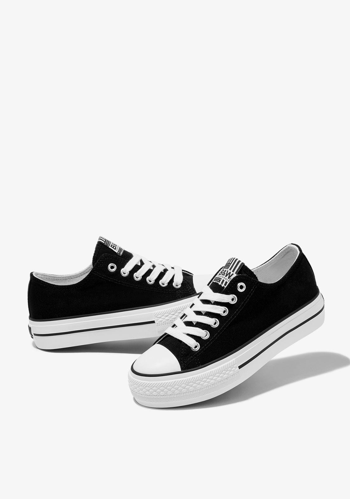 Break & walk Zapatilla Doble Plataforma Lona Negra COMPRAR AHORA