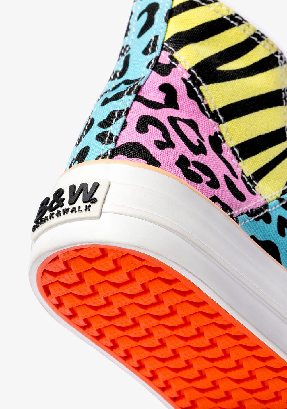 Break & walk Zapatillas Altas Animal Print Lona Multicolor Grandes descuentos