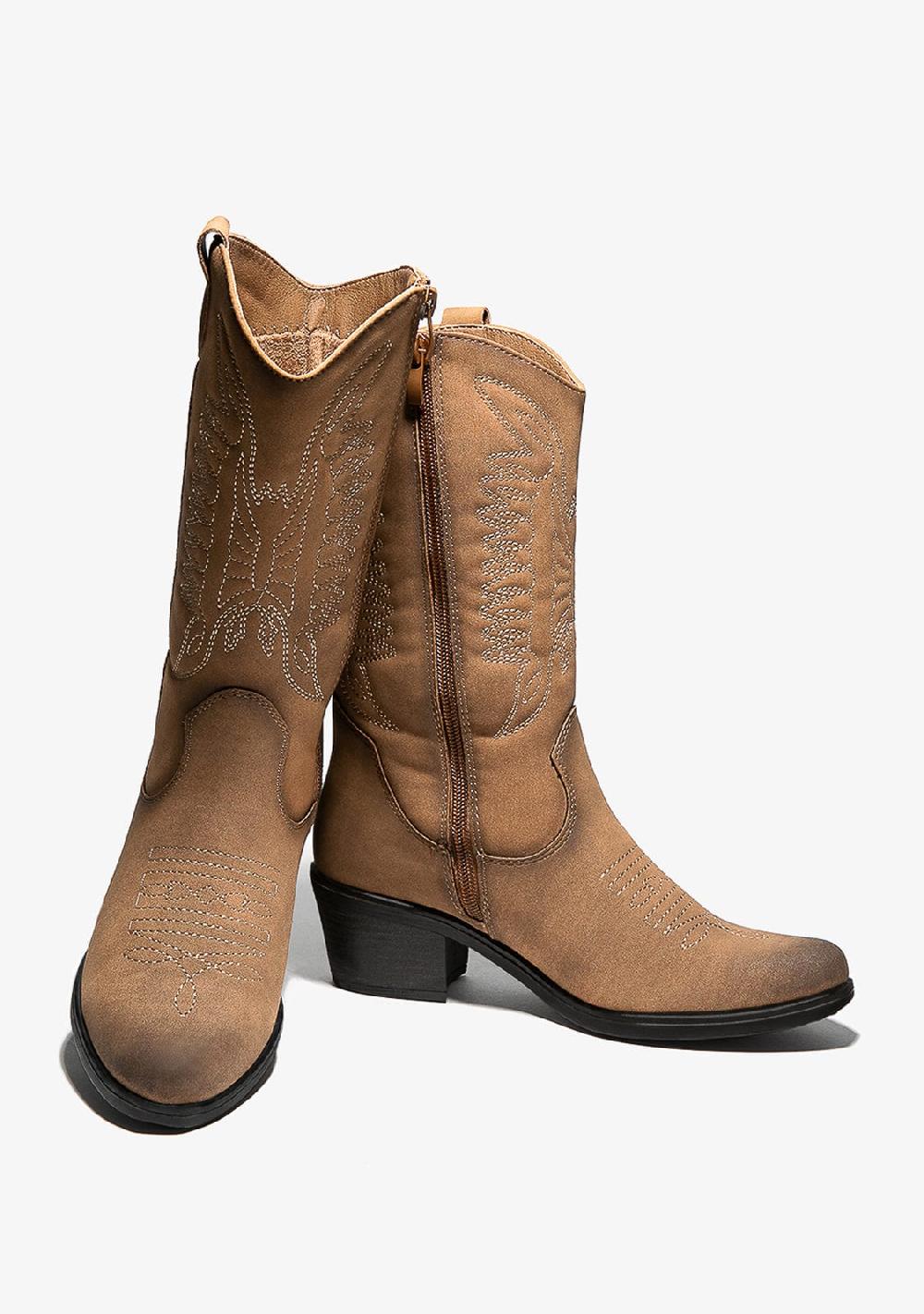 Break & walk Botas Cowboy Nobuck Camel Limitado a 3 días