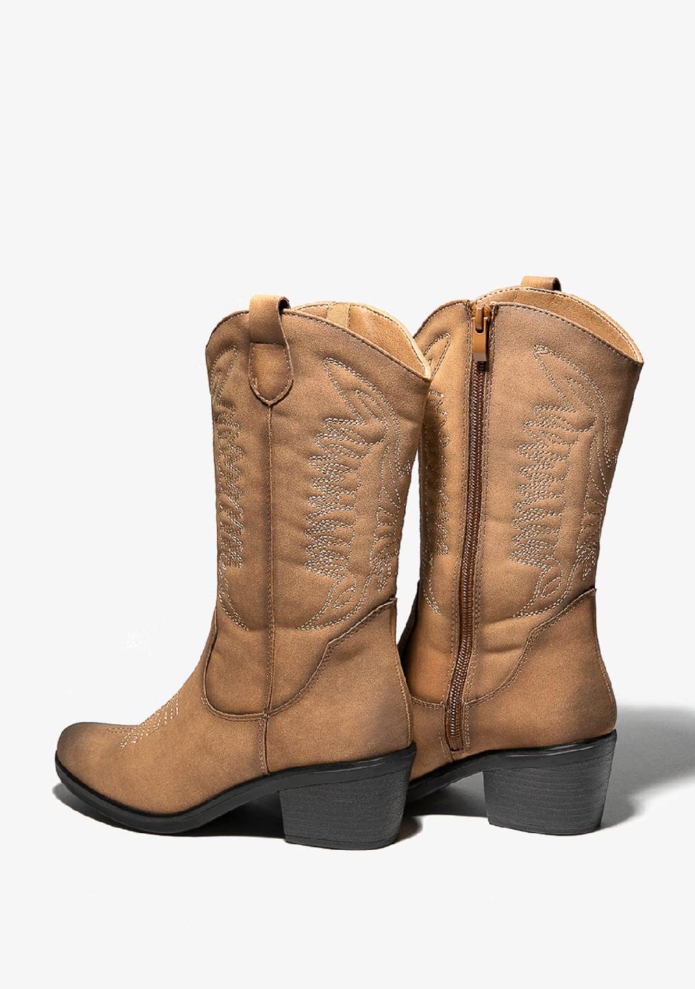 Break & walk Botas Cowboy Nobuck Camel Limitado a 3 días