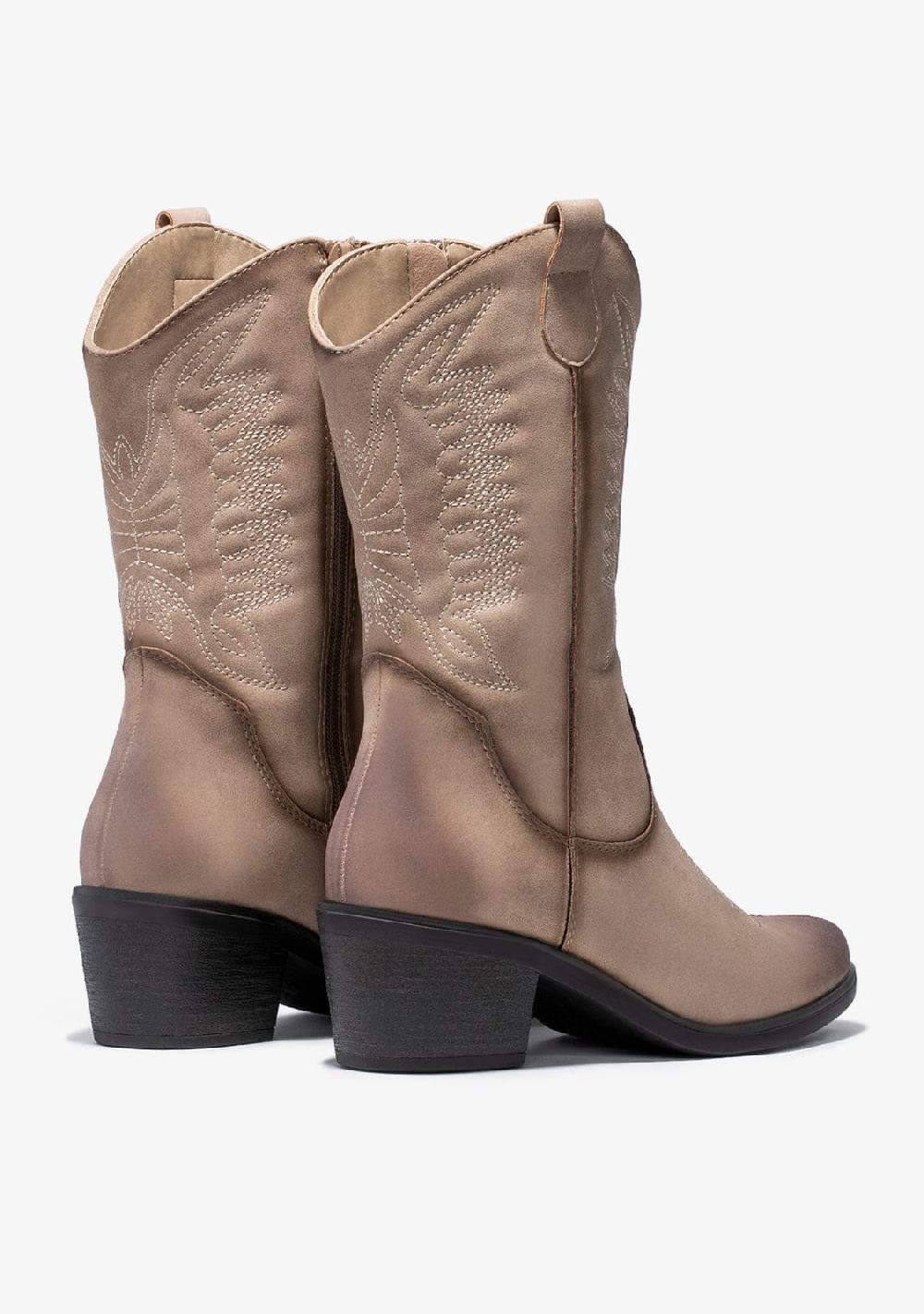 Break & walk Botas Cowboy West Beige En oferta