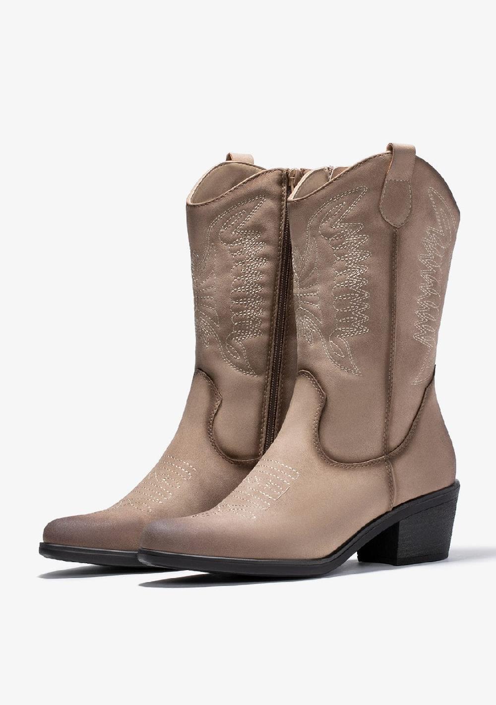 Break & walk Botas Cowboy West Beige En oferta