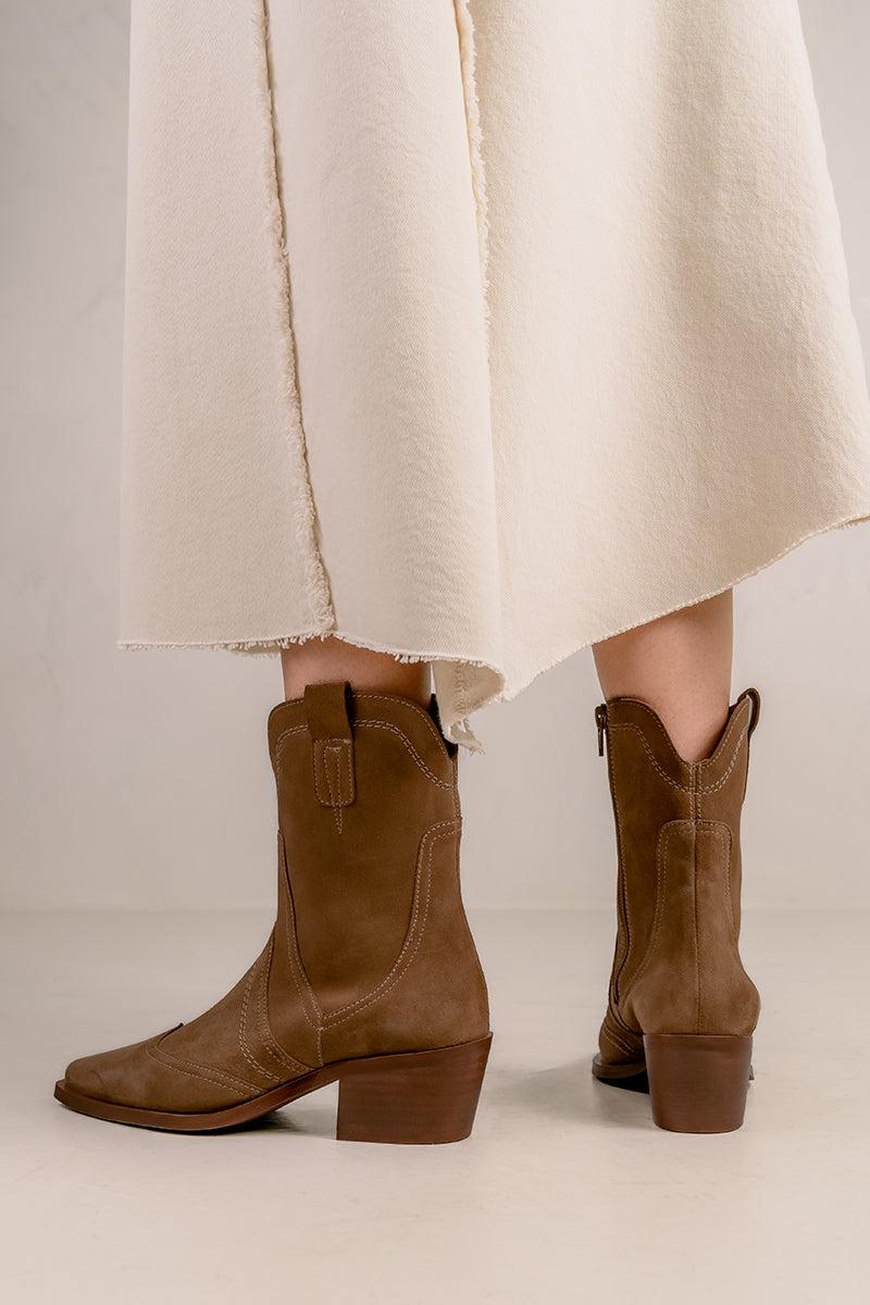 Bryan shoes Dark camel - VICTORIA Promoción por tiempo limitado