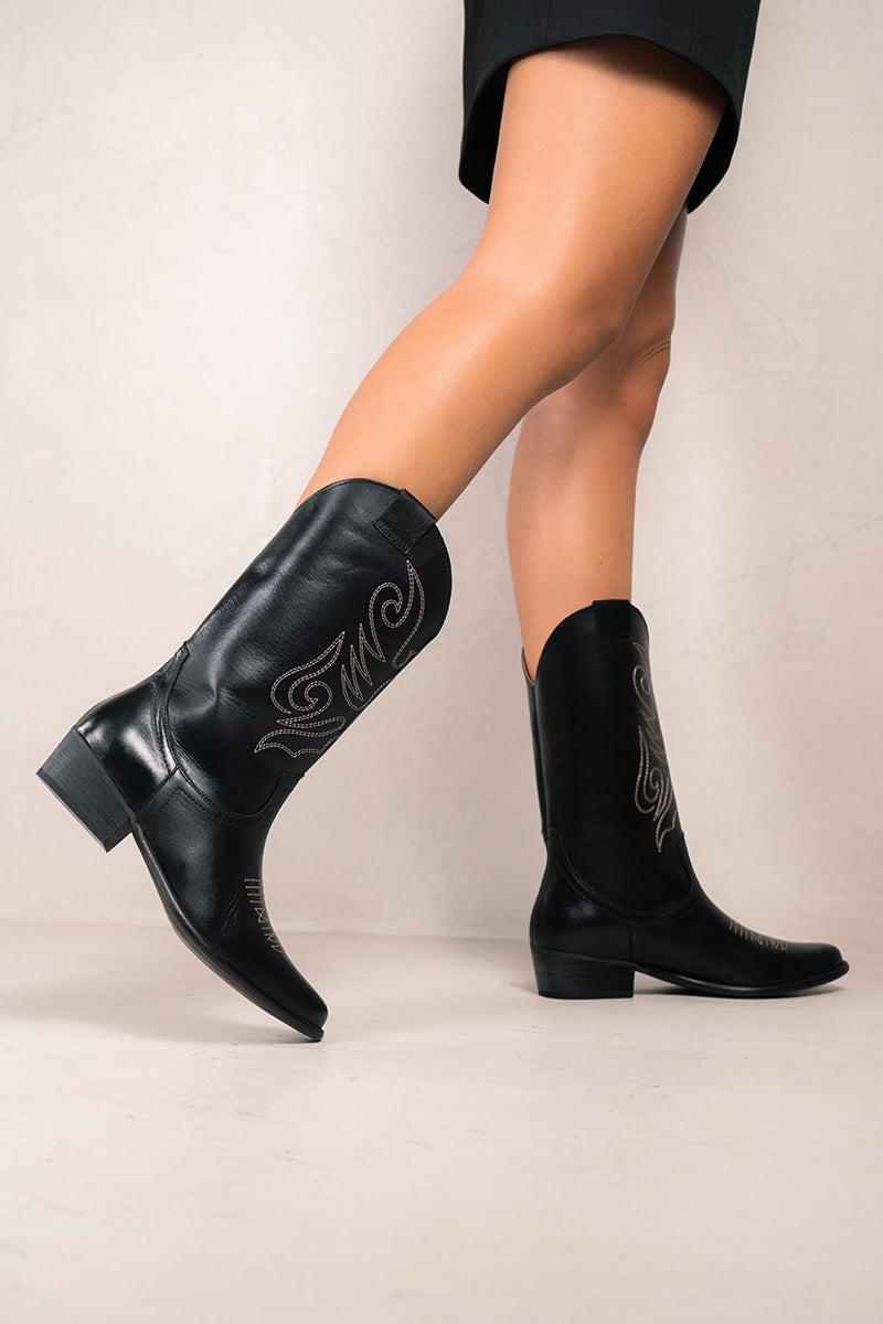 Bryan shoes Negro bordado - JANDRA Solo hoy