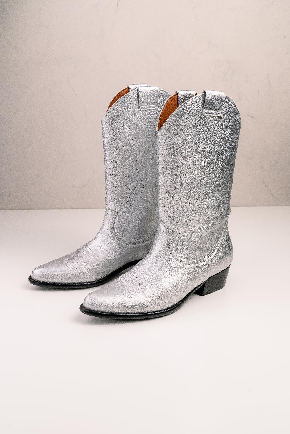 Bryan shoes Plata bordado - JANDRA Grandes descuentos
