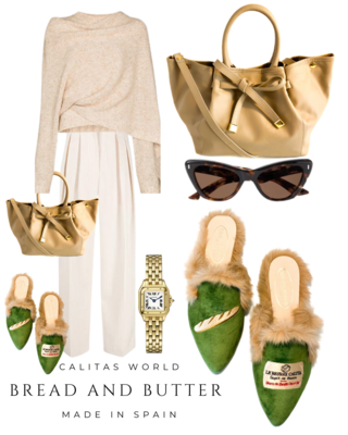 Calita Shoes ​MULES FUR GREEN 7ACO VELVET CHAMPAGNE AND CHAMPAGNE GLASS Limitado a 3 días