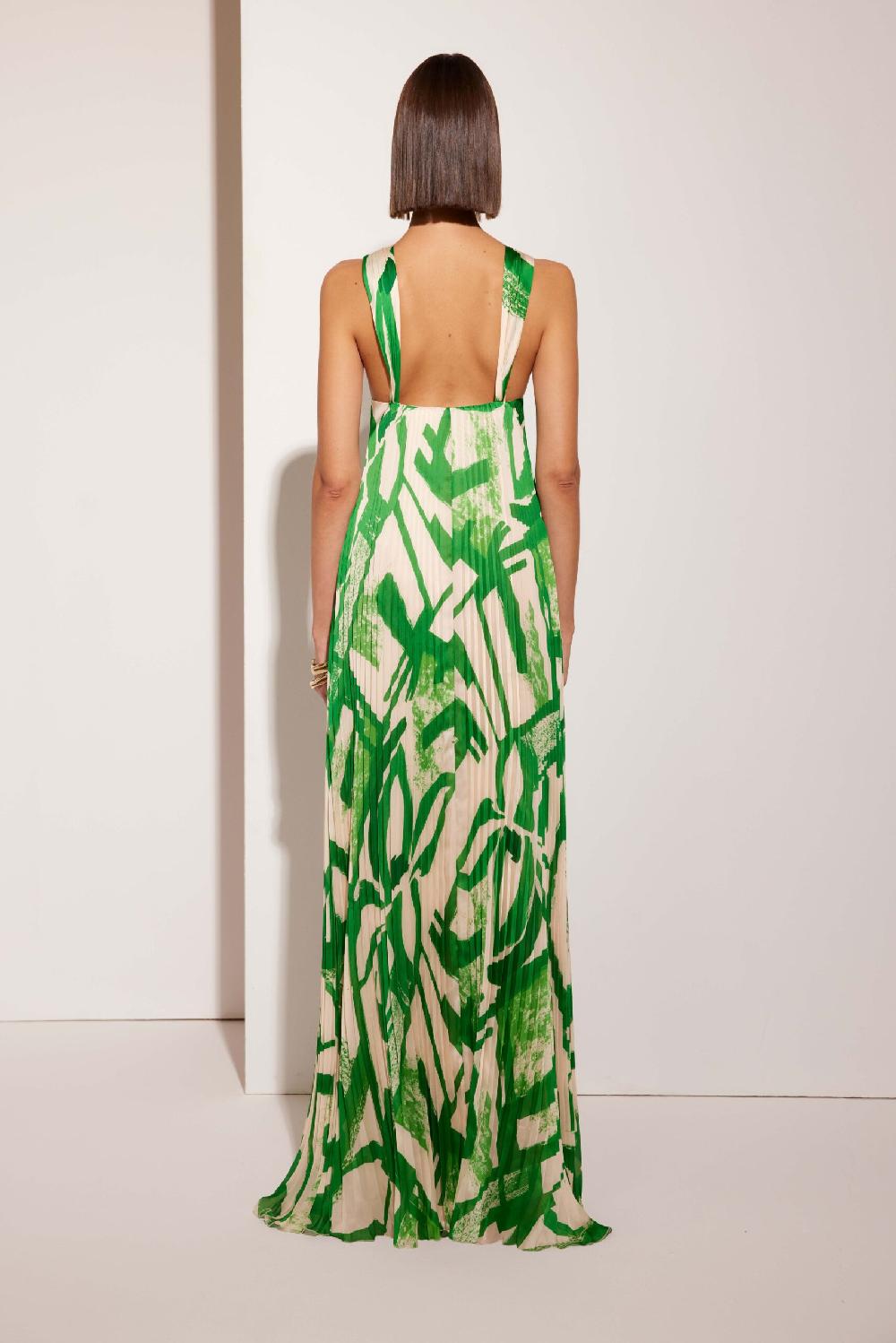 Carla ruiz Ref. 51679 Vestido largo plisado Tienda de fábrica