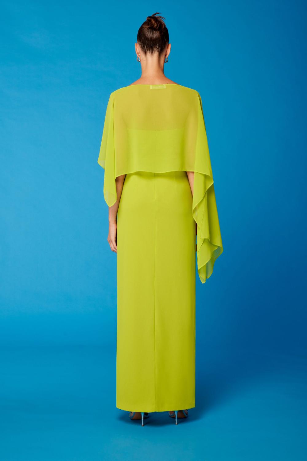Carla ruiz Ref. 51644 Vestido p/honor con capa Limitado a 3 días