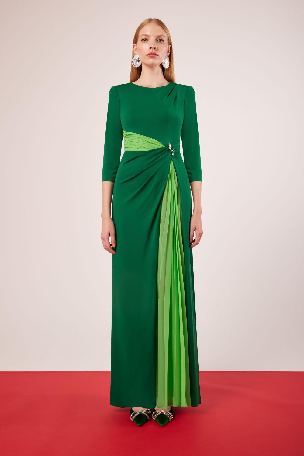 Carla ruiz Ref. 51683 Vestido madrina pieza plis Rebajas online