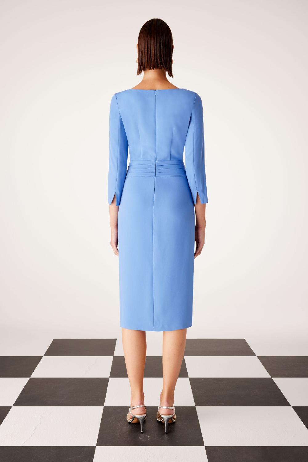 Carla ruiz Ref. 51611 Vestido pliegues Últimos 3 días
