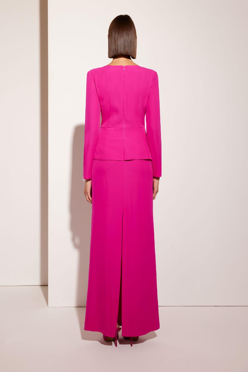 Carla ruiz Ref. 51607 Vestido madrina escote cruzado Solo hoy