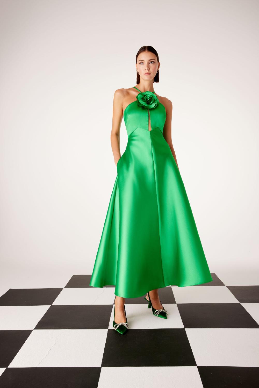 Carla ruiz Ref. 51534 Vestido c/cuello flor