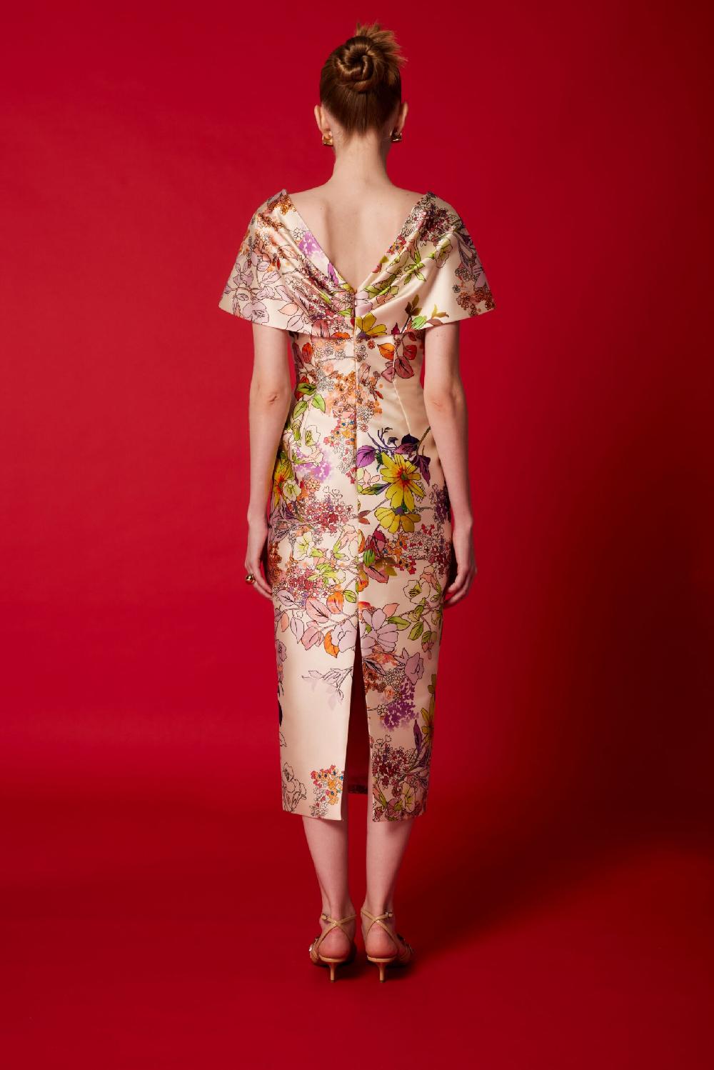 Carla ruiz Ref. 51600 Vestido midi cuellos Grandes descuentos