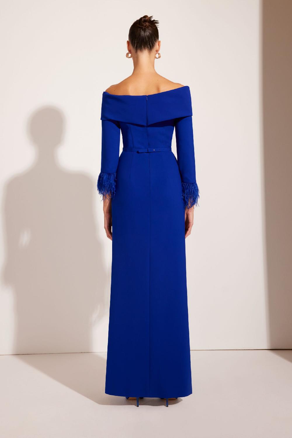 Carla ruiz Ref. 51505 Vestido madrina plumas Outlet
