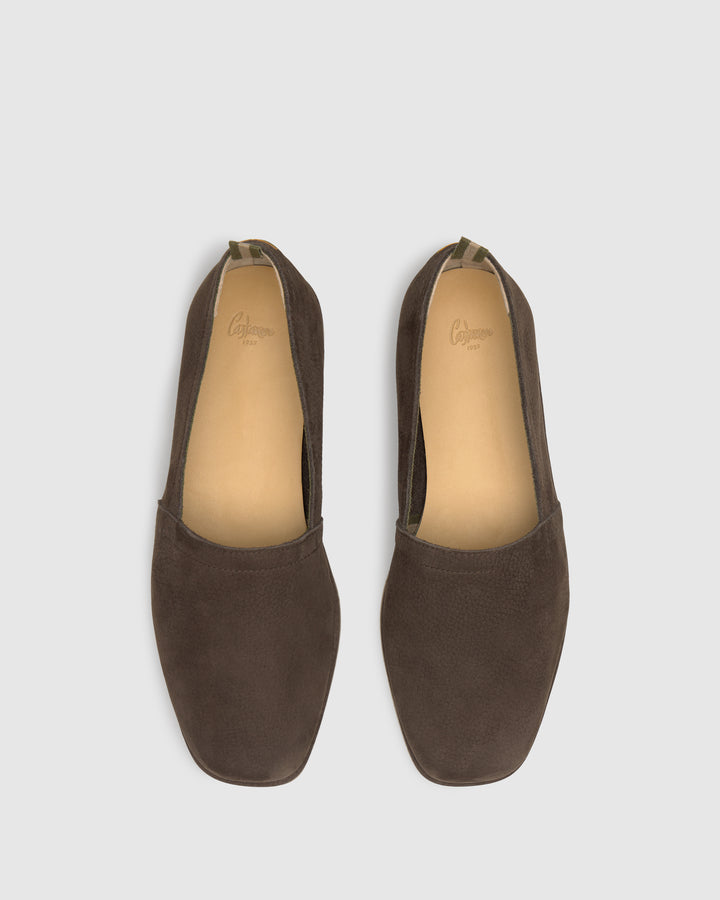 Castañer CASTAÑER | Plana Cerrada Nobuck MARRON OSC. PAU/166 – Castañer Promoción por tiempo limitado
