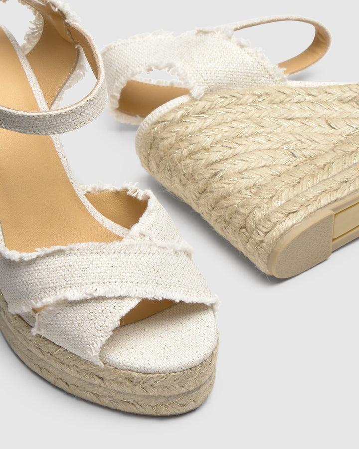 Castañer Calzado de Mujer estilo Sandalia con Cuña de 11cm de altura | Castañer Outlet