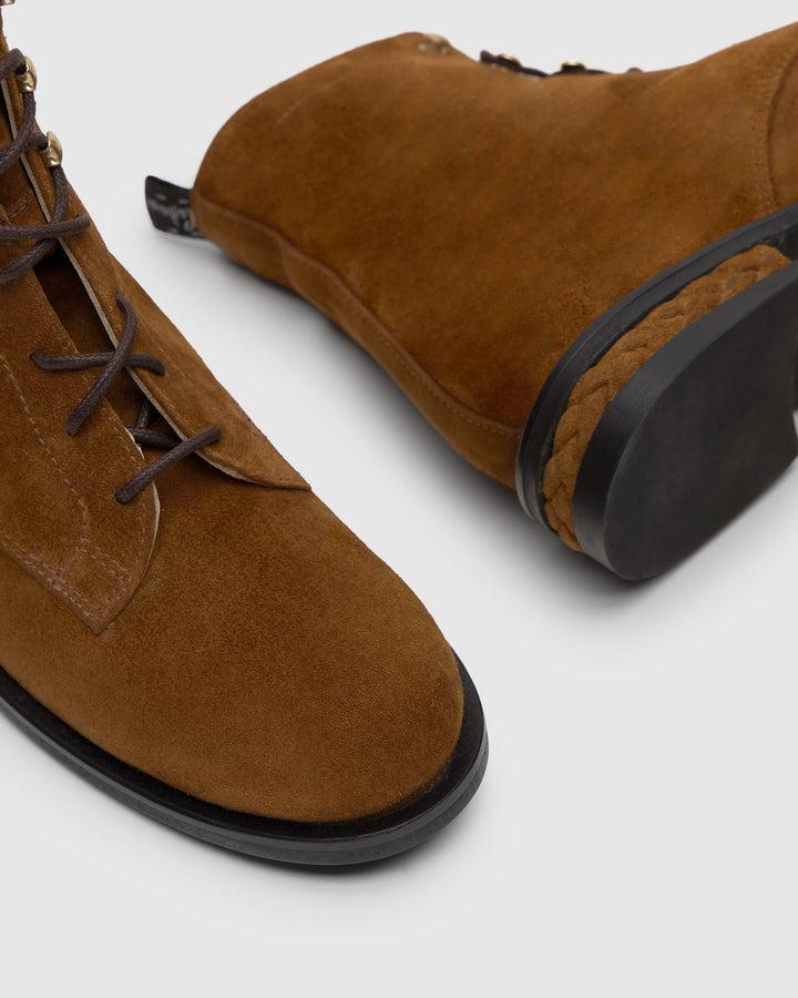 Castañer CASTAÑER | Tacón Cerrada Serraje CUERO BASQUI/186 – Castañer Rebajas online
