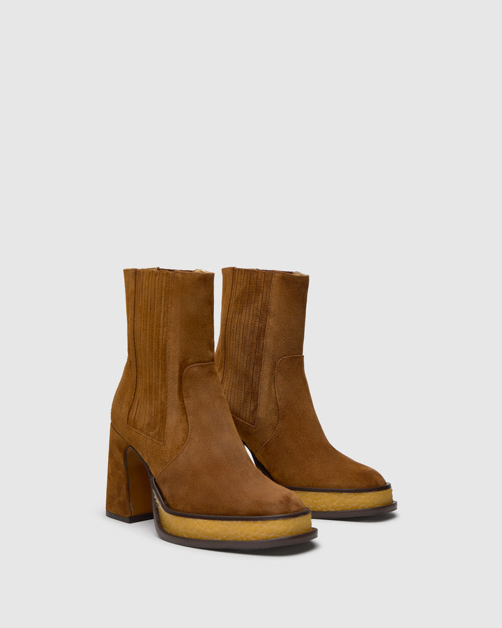 Castañer CASTAÑER | Tacón Cerrada Serraje CUERO BLUEBELL/186 – Castañer Rebajas top